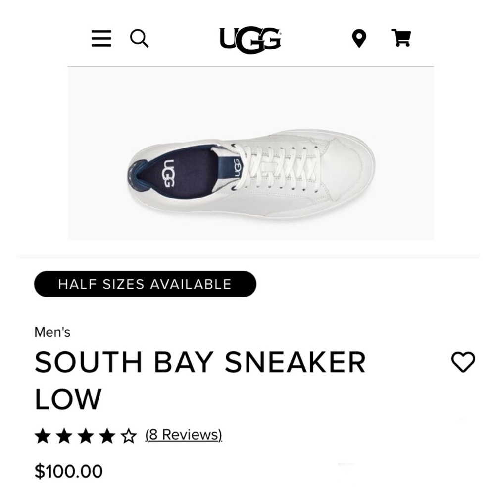 Ugg men’s South Bay Sneaker Low size 11